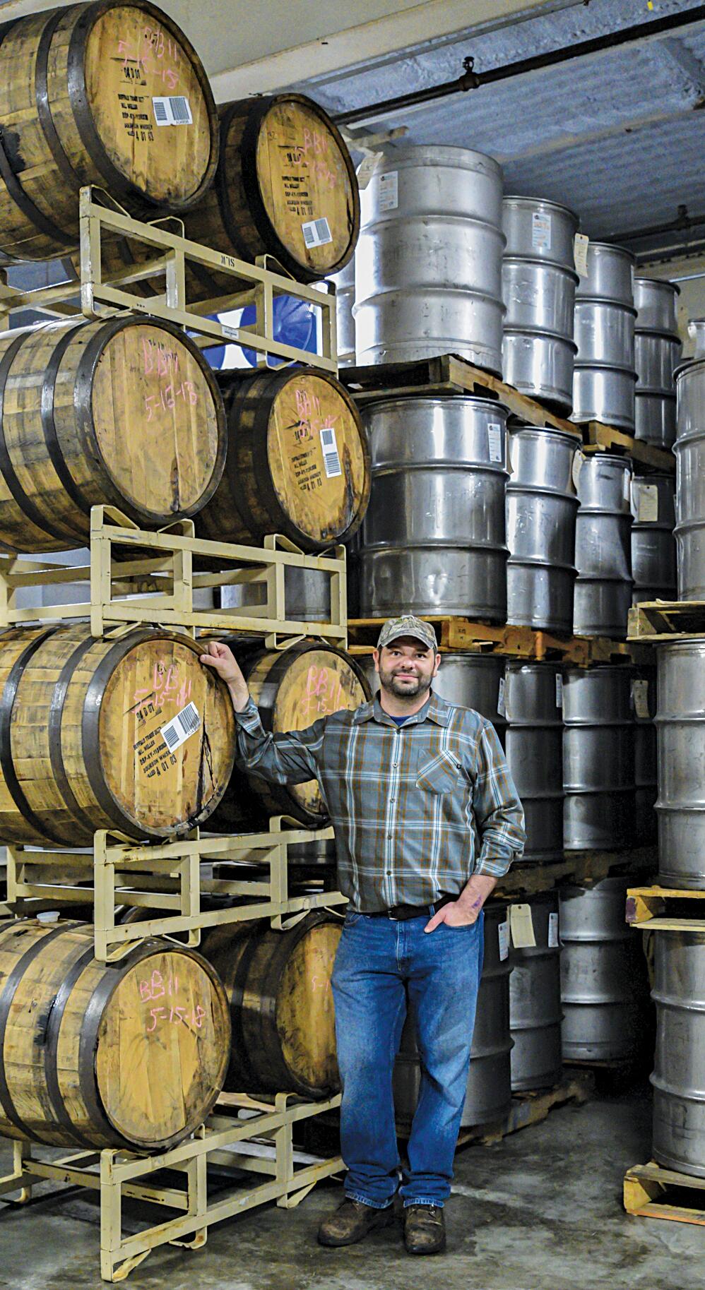 Making maple syrup is a labor of love for sixth generation maple syrup farmer, Nate Bissell, 2008, MBA.